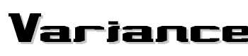Variance-Brk font